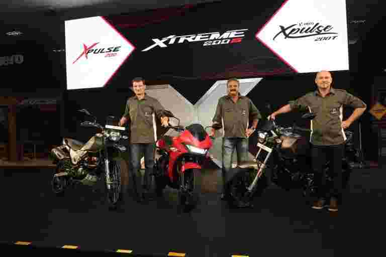 英雄Motocorp眼睛在高級自行車部門領導;推出3個新型號