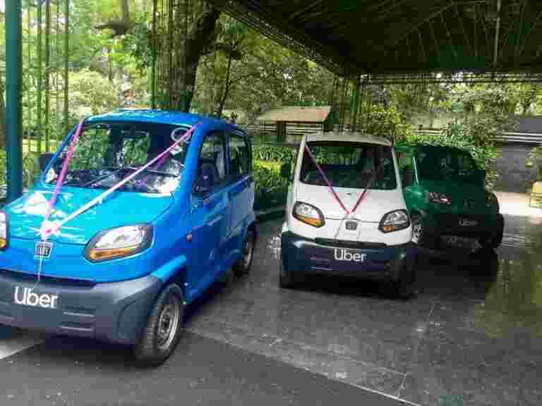 Bajaj Auto，Uber致中在班加羅爾的Uberxs上推出Bajaj Qute