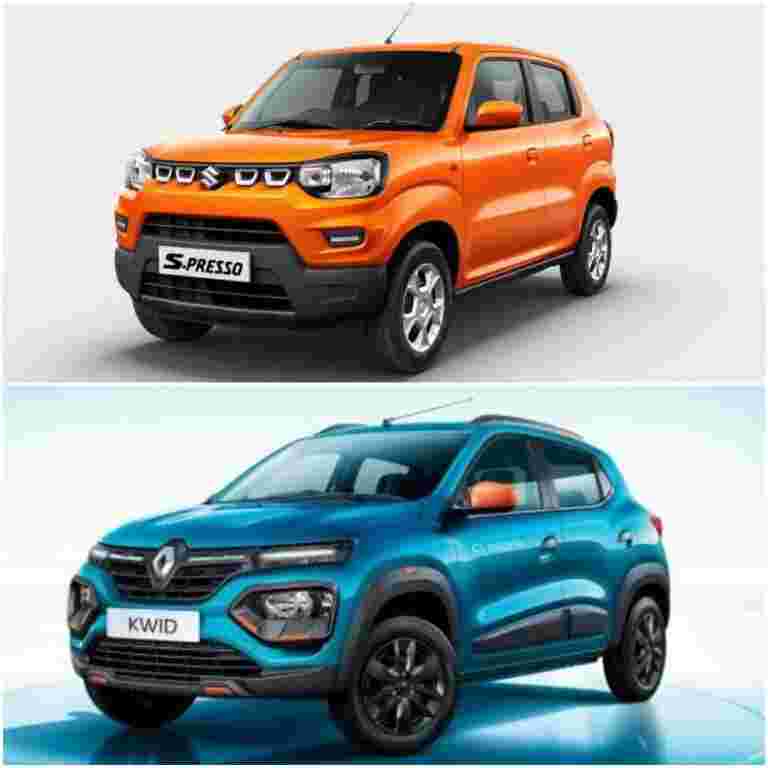 Maruti Suzuki S-Presso VS Renault Kwid Facelift：查看價格，設施和更多詳細信息