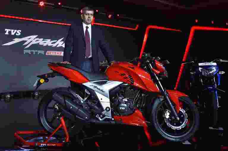 電視電機的Apache Bike Brand Crosss 40 Lakh銷售里程碑