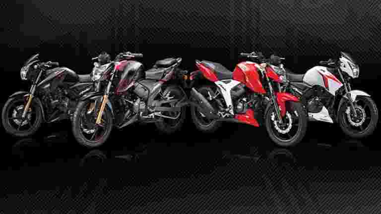 電視電機在RS 1.23 Lakh推出Apache Rtr 200 4V的新變種