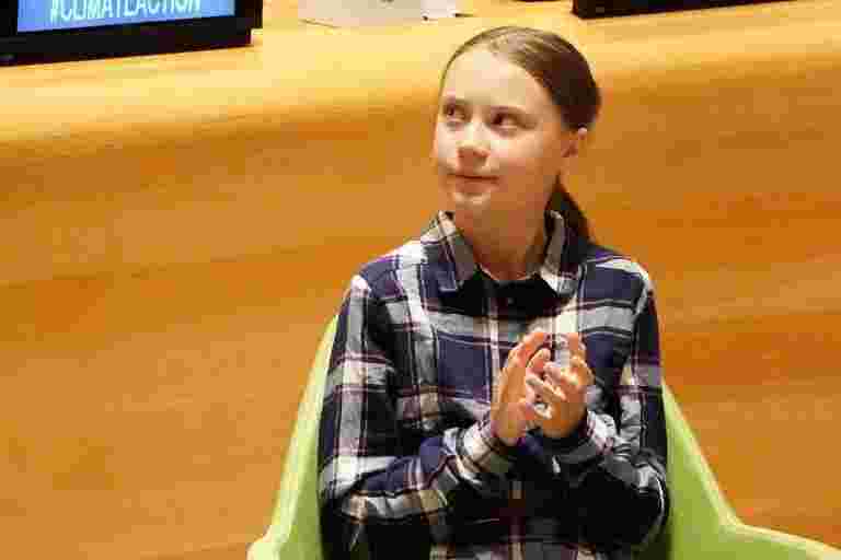 Greta Thunberg在航空排放談判中導致蒙特利爾氣候罷工