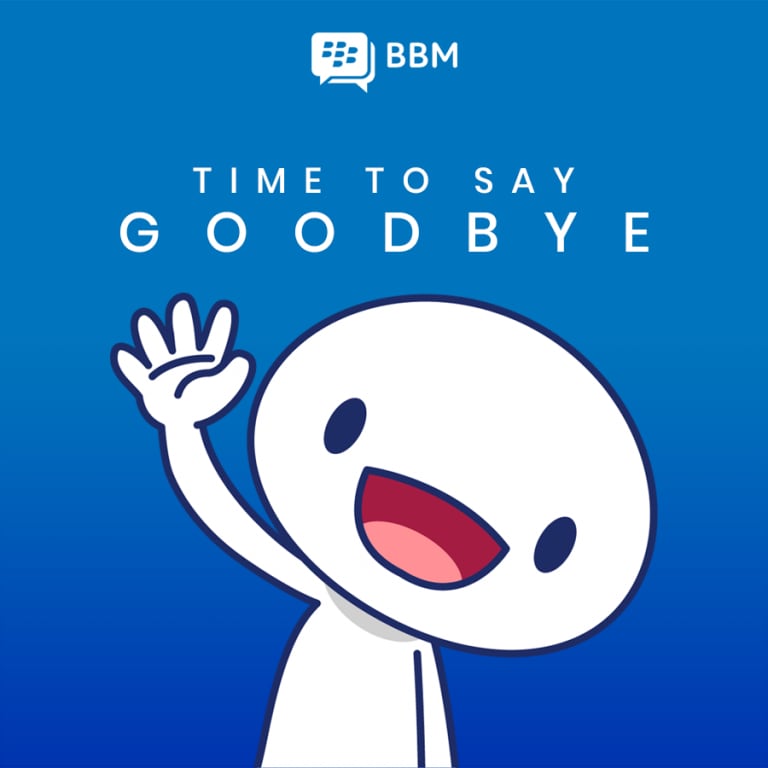 是時候說再見：BlackBerry于5月31日結束BBM服務