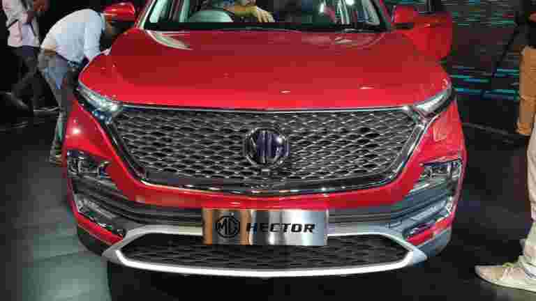 MG Hector SUV在印度推出，起價為12.18萬盧比