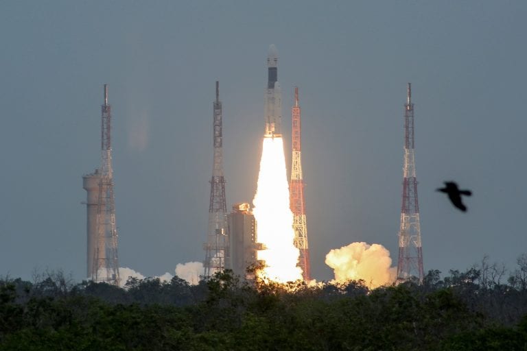 ChandRayaan-2進入月球轉移軌跡