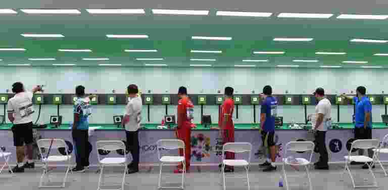 亞運會：青少年射擊感覺Saurabh Chaudhary聲明黃金首次亮相