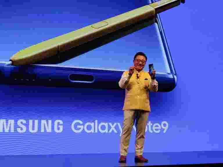 三星在印度推出了Galaxy Note 9，可從8月24日提供