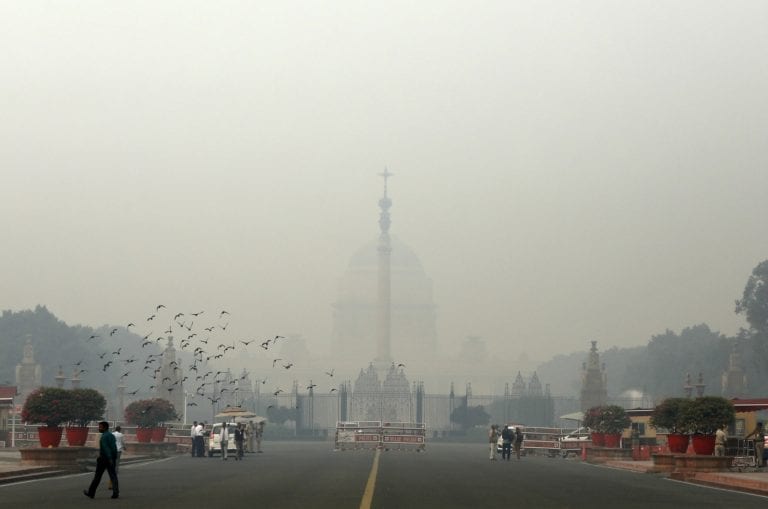 德里空氣不適合早晨走路：遇見