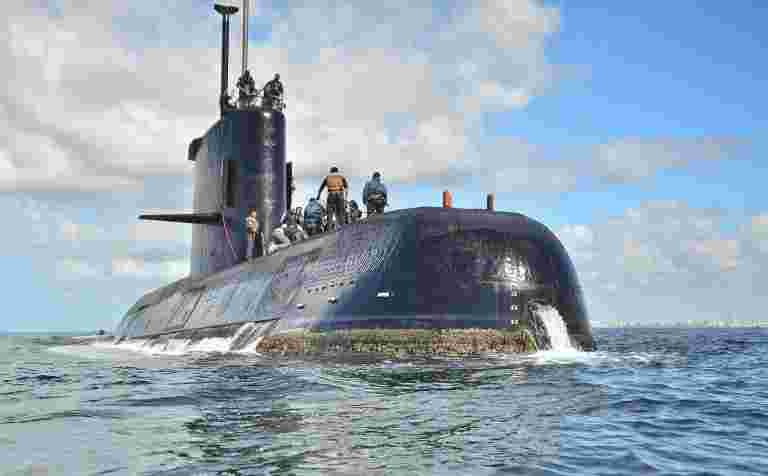 阿根廷海軍潛水艇消失后一年發現