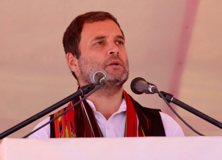 Rahul Gandhi說，Modi政府在3個州的擊敗后被迫削減了GST率。