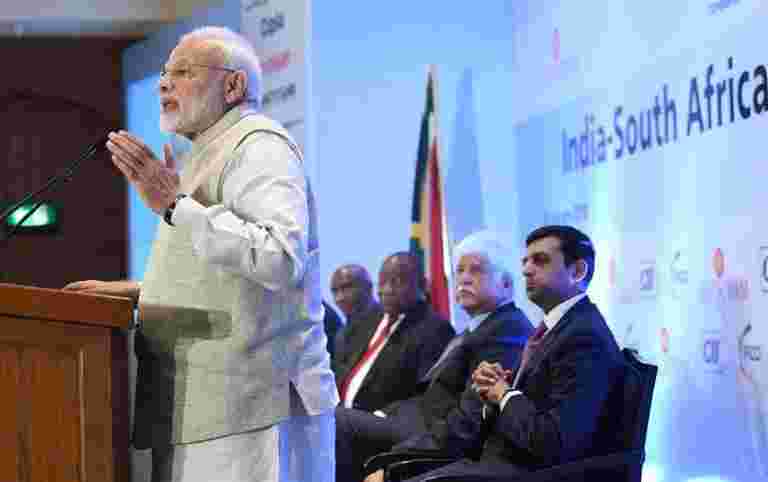 Narendra Modi說，印度準備成為世界第5大經濟體